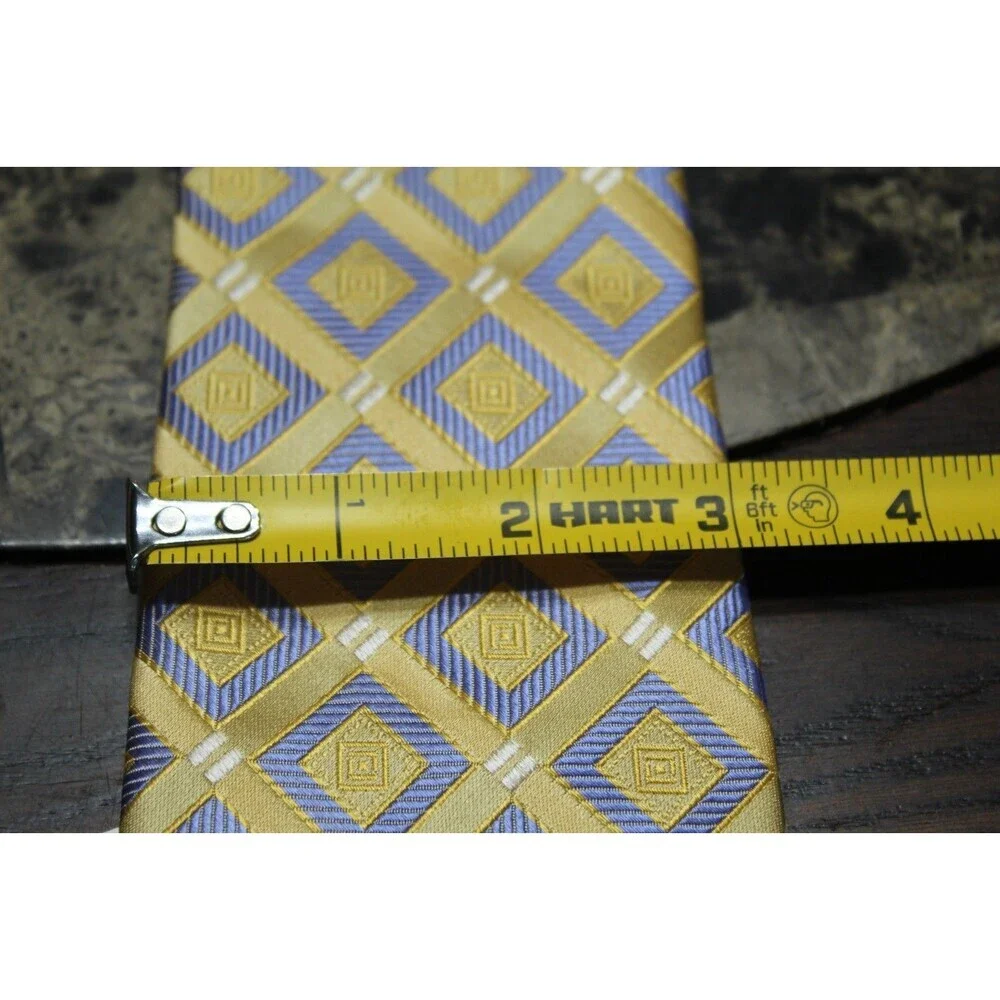 Croft & Barrow 100% Silk Yellow Adult Neck Tie NEW